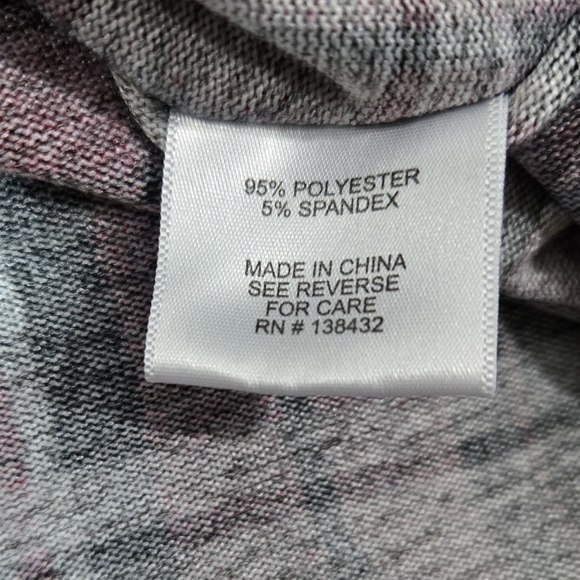 Modcloth Fervour Dark Red Gray Diagonal Plaid Cowl Neck Poncho With Armholes - Picture 8 of 8